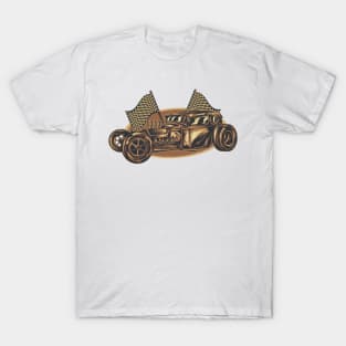 Gold Hot Rod T-Shirt